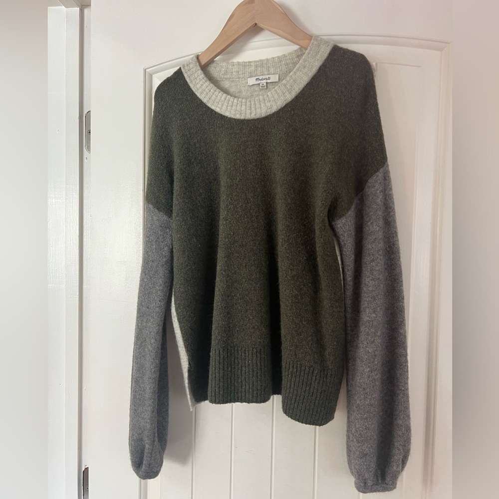Madewell Color Block Sweater